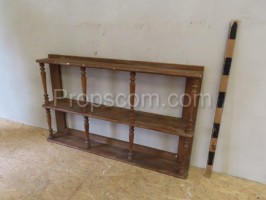 Wooden shelf