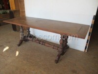 Long wooden table