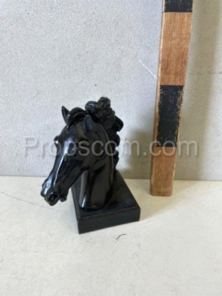 Horse head paperweight