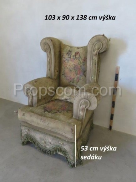 Upholstered armchair