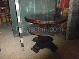 Wooden round table