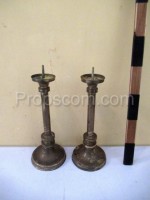 Brass candlesticks