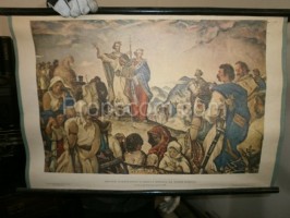 Školní plakát – Příchod Cyrila a Metoděje