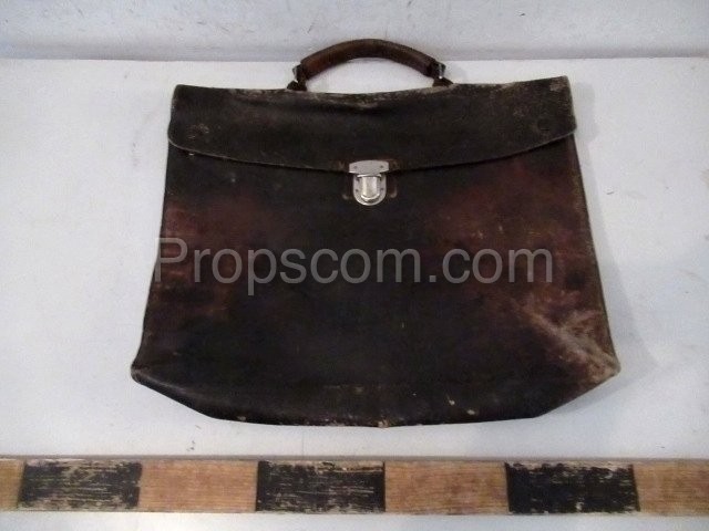 Leather briefcase