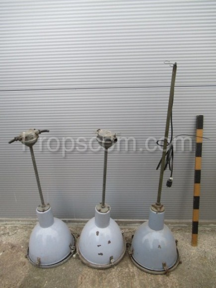 Gray gray industrial lamps