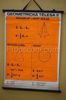 School poster - Geometric solids II.