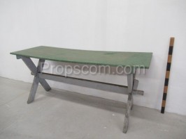 Wooden table outdoor