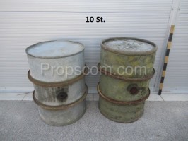 Tin barrels for fuel