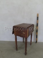 Folding side table