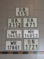 Old license plate