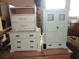 Wardrobe, chests of drawers for dolls