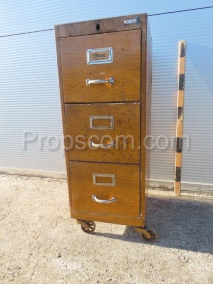 Metal filing cabinet