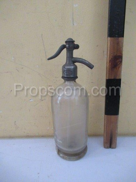 Clear siphon bottle