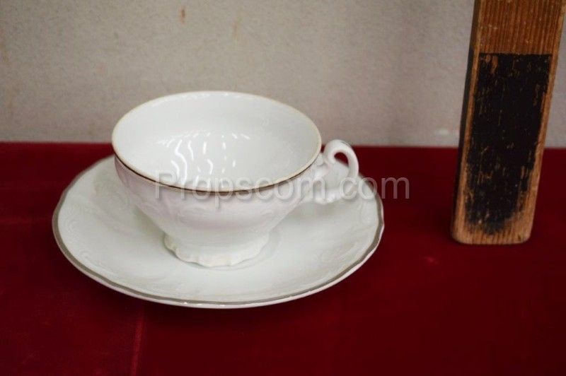 Cups with saucers