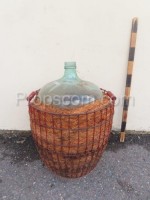 Demijohn in the basket