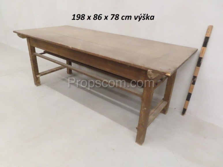 Work table for bakeries, canteens, pubs