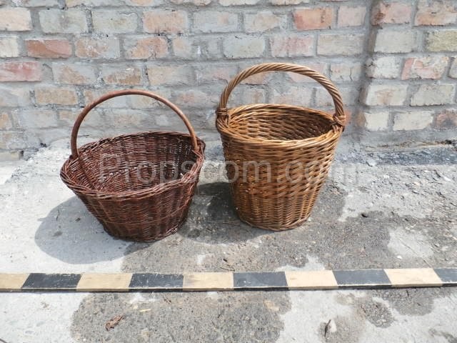 Wicker baskets collection