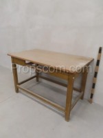 Wooden table with legs