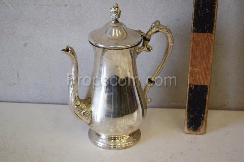 Silver-plated teapot