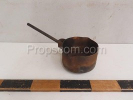 Copper saucepan