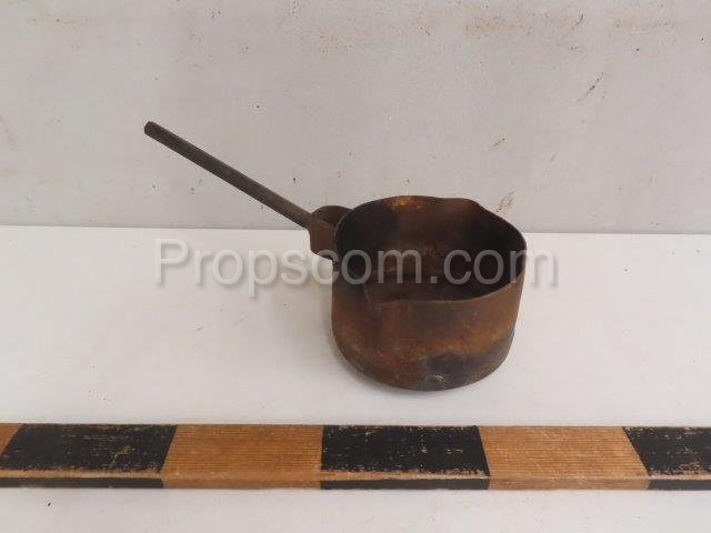 Copper saucepan