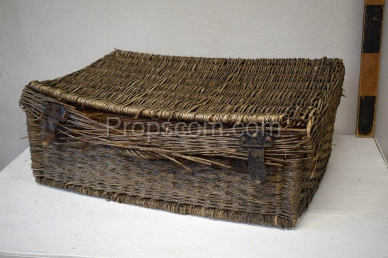 Wicker suitcase