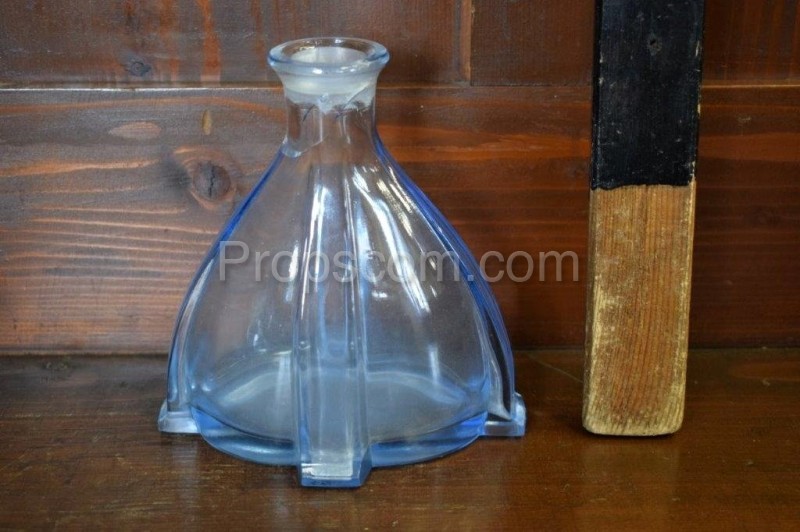 Carafe blue damaged