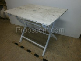 Garden folding table