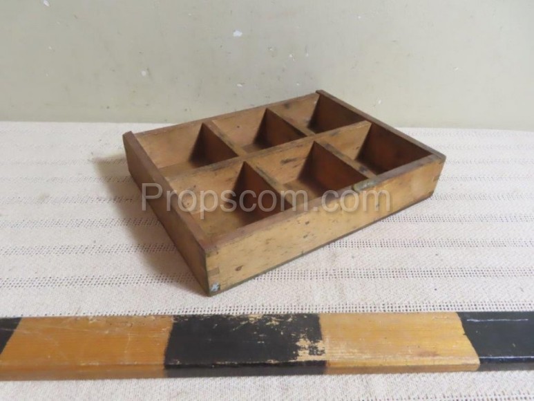 Wooden box organizer