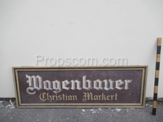 Advertising board: MagenBauer