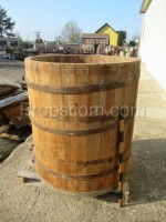 Large wooden tub