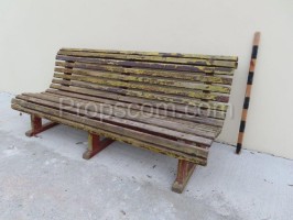 Railway station benches