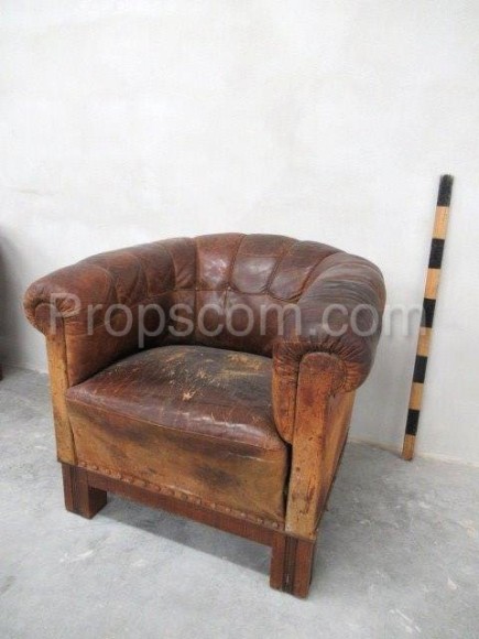 Leather armchair