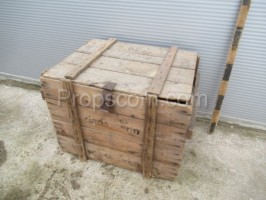Wooden box with lid