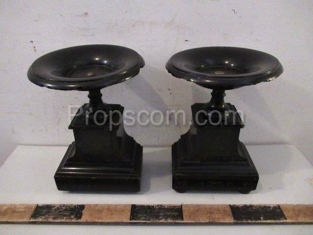 Black candlesticks