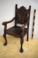 Armchair carved