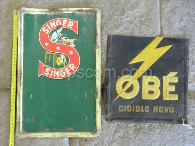 Metal signs mix