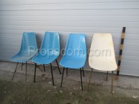 Chair metal plastic