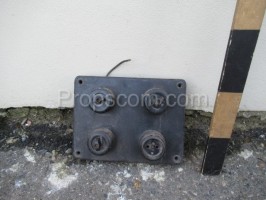 Electrical panel: bakelite switches