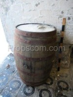 Barrel with forged hoops