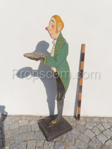 Advertising banner waiter