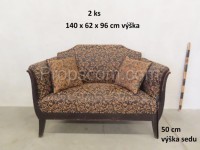 Gepolstertes Sofa