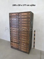 Wooden filing cabinet