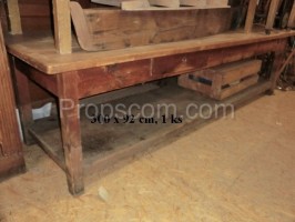 Wooden long table