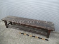 Wooden bench