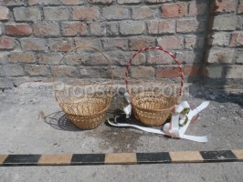 Wicker baskets for decoration