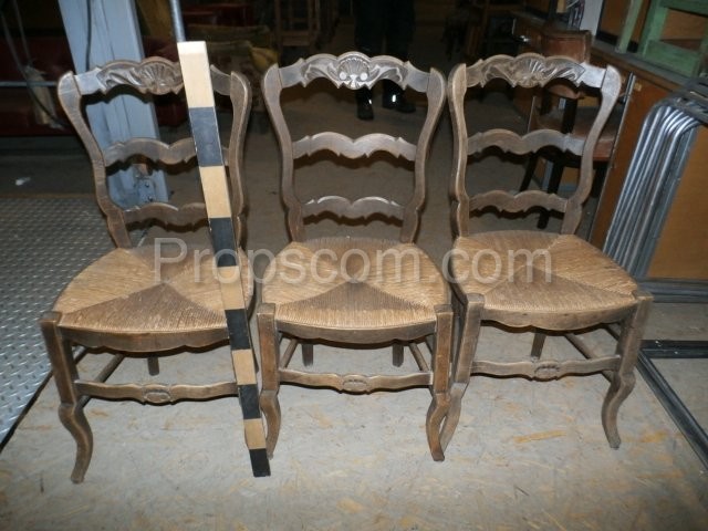 Wooden chairs