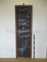 Advertising banner - blackboard
