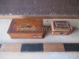 Wooden and tin box