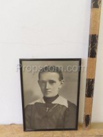 Photo of a boy in a frame